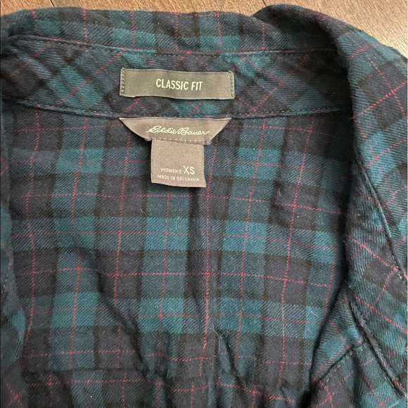 Eddie Bauer Plaid Shirt - Picture 3 of 4